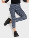 US 81.27 J21 Smalle pantalon met doorgestikte vouwen