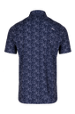 Kjus K00741 Men Lance Printed Polo S/S Atlanta Blue/White 