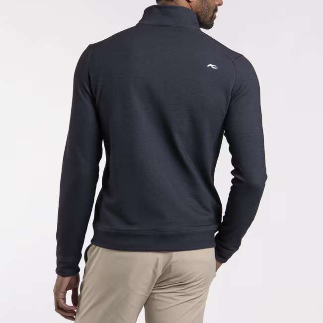 Kjus K00878 Men Essentials Midlayer Half-Zip Atlanta Blue/Pewter