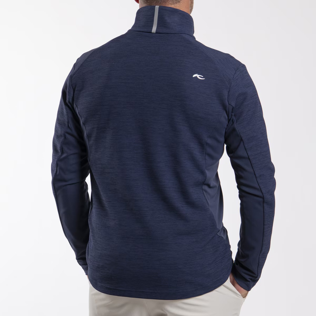 Kjus MG25-L03-Atlanta Blue Men Roman Midlayer Half-Zip