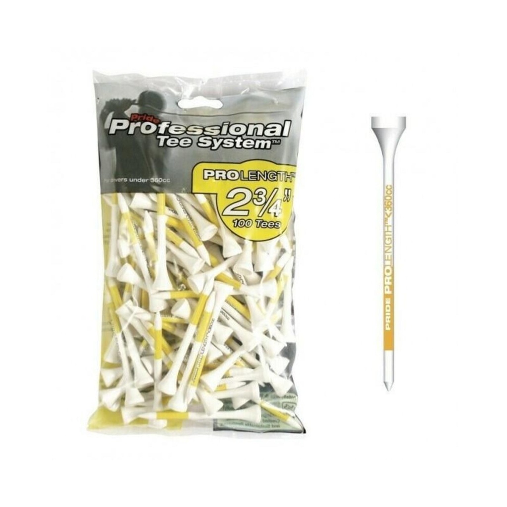 TEWPT12 Pride PTS 2 3/4in Tees Yellow