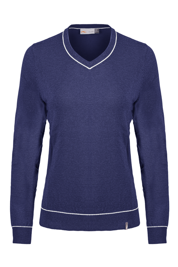 K00133 Women Kicki V-Neck Pullover Doorlopend