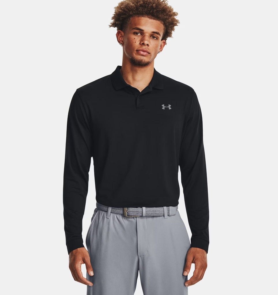 1379728 UA Performance Polo 3.0 LS New (001 Black, L)