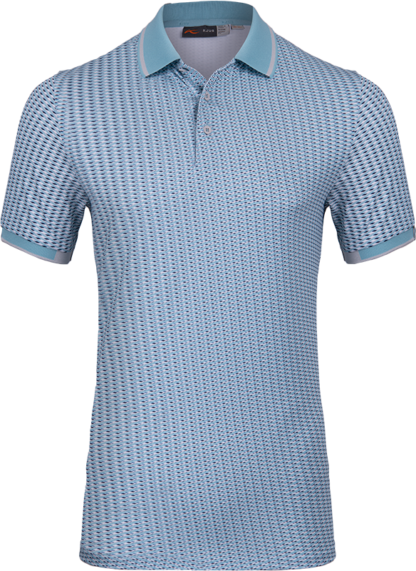 K00498 Men Spot Printed Polo S/S