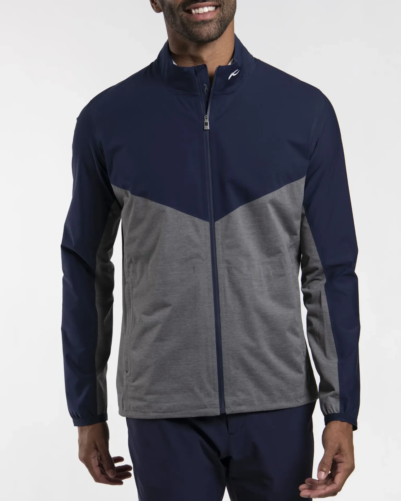 Kjus K00747-Atlanta Blue Men Rain Rescue 2.5L Jacket (46)