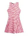 JL GWSD11785 Cora Print Dress Tour Geo Pink