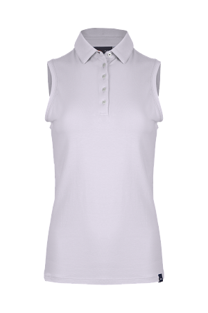 Kjus K00896 Women Hollow Pima Polo S/L White 