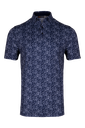 Kjus K00741 Men Lance Printed Polo S/S Atlanta Blue/White 