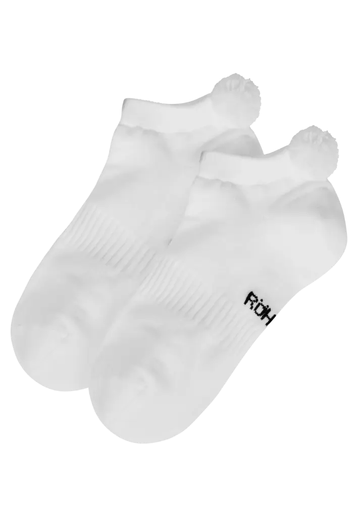 Röhnisch 111131 2-pack Functional Pompom Socks White