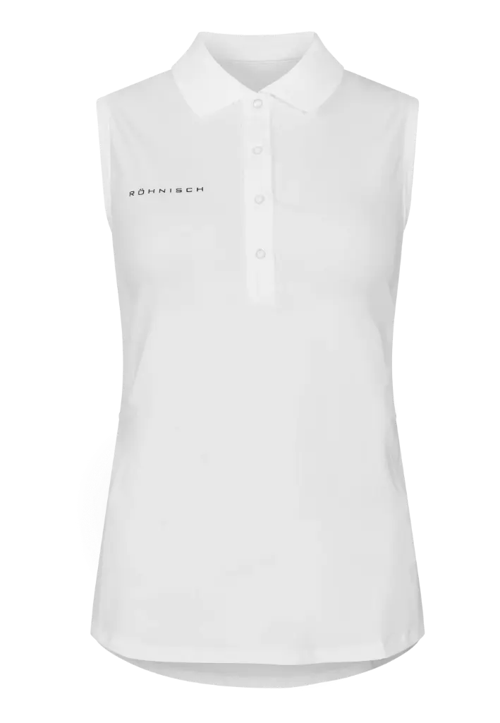 Röhnisch 111901 Nicky Sleeveless Poloshirt White