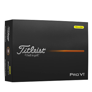 Titleist Pro V1 2025 - Yellow