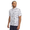 1378677-118 UA Playoff 3.0 Printed Polo White/Midnight Navy/Midnight Navy