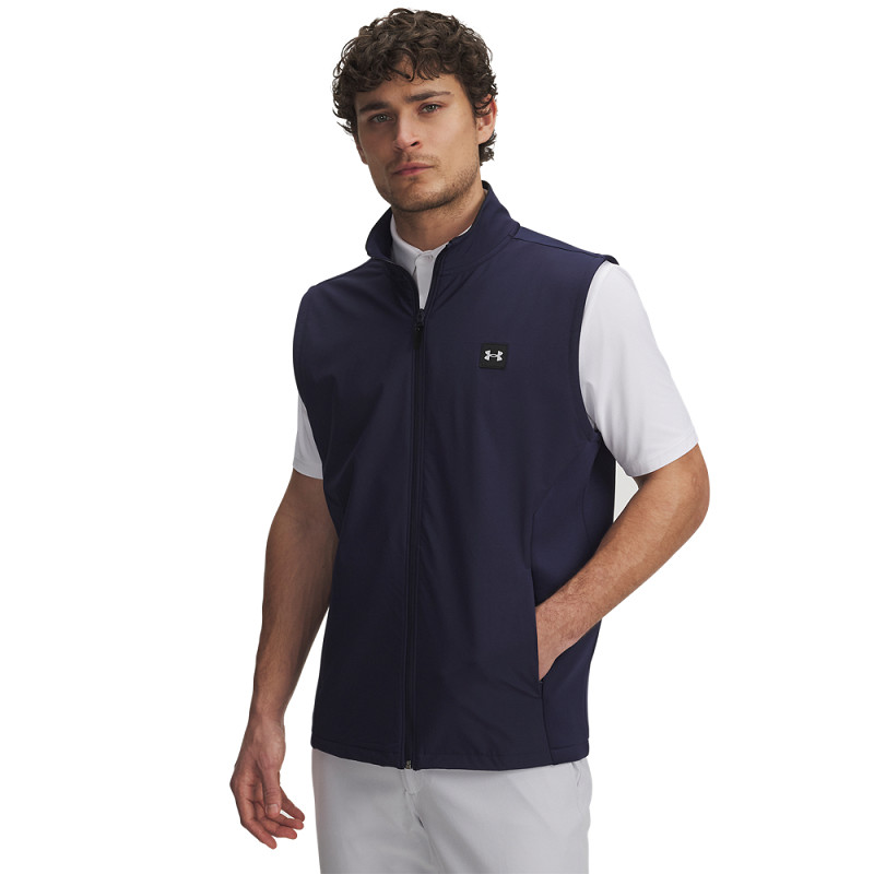 1389595-410 UA Drive Pro Storm Hyb VST Midnight Navy/Metallic Silver
