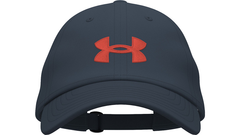 1376712-044 Boy's UA Blitzing Adj Downpour Gray/Fire