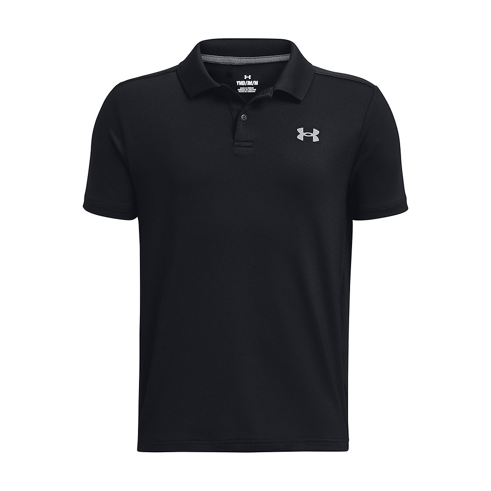 1377346-001 UA Performance Polo Black/Pitch Gray (L)