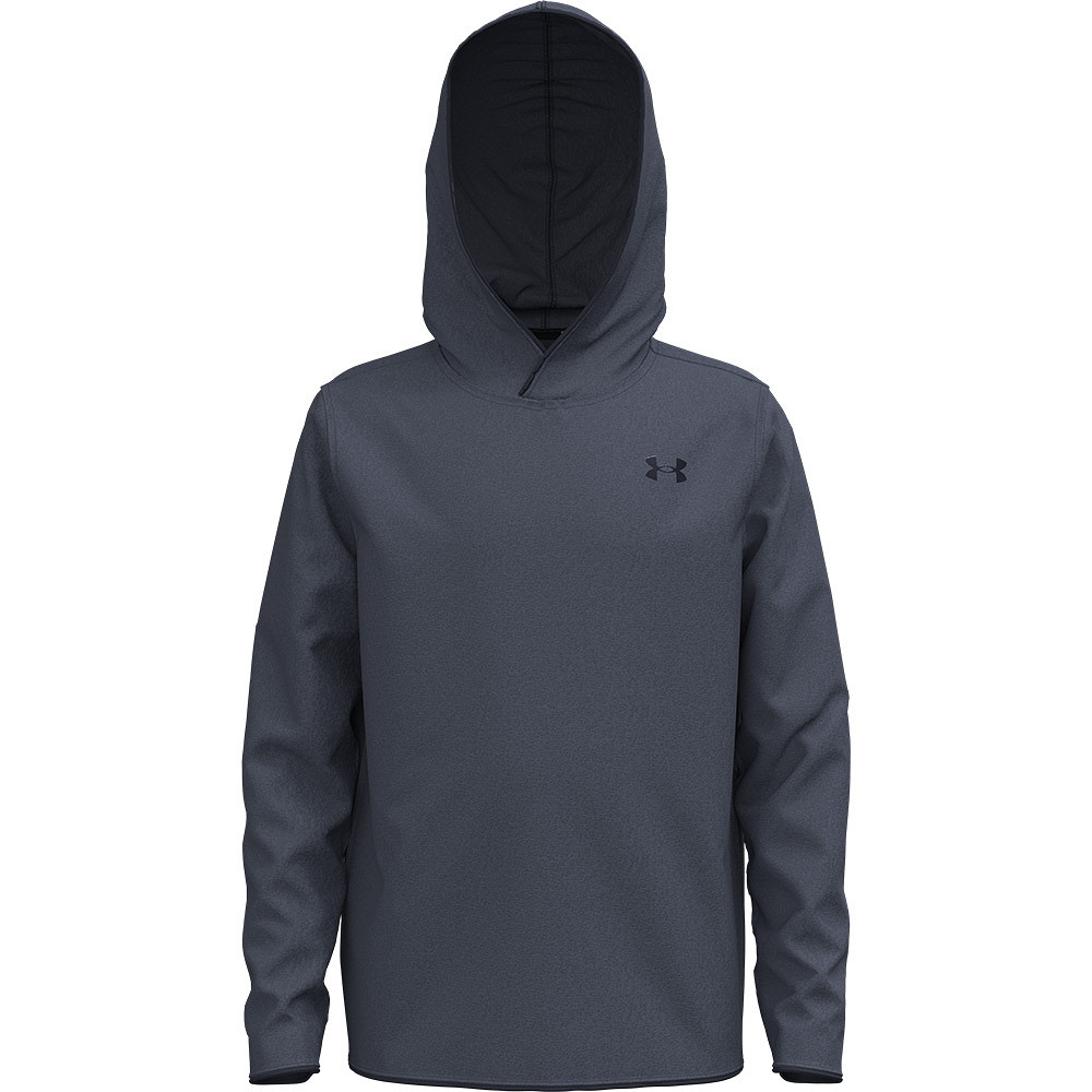 1389578-044 UA Drive Hoodie Downpour Gray/Midnight Navy (L)