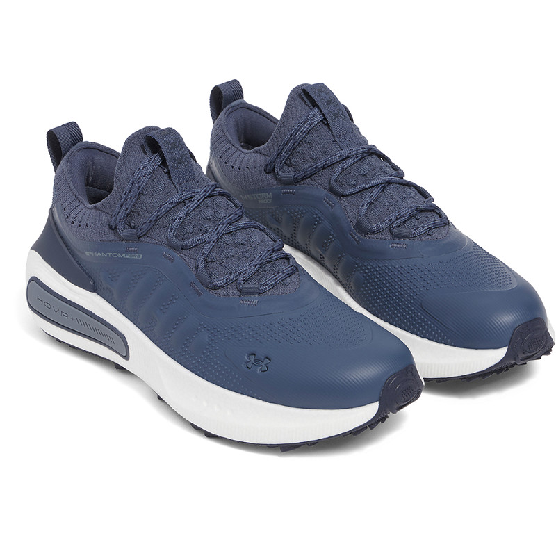 3027876-044 UA Phantom Fore Downpour Gray/Downpour Gray/ Midnight Navy (42)
