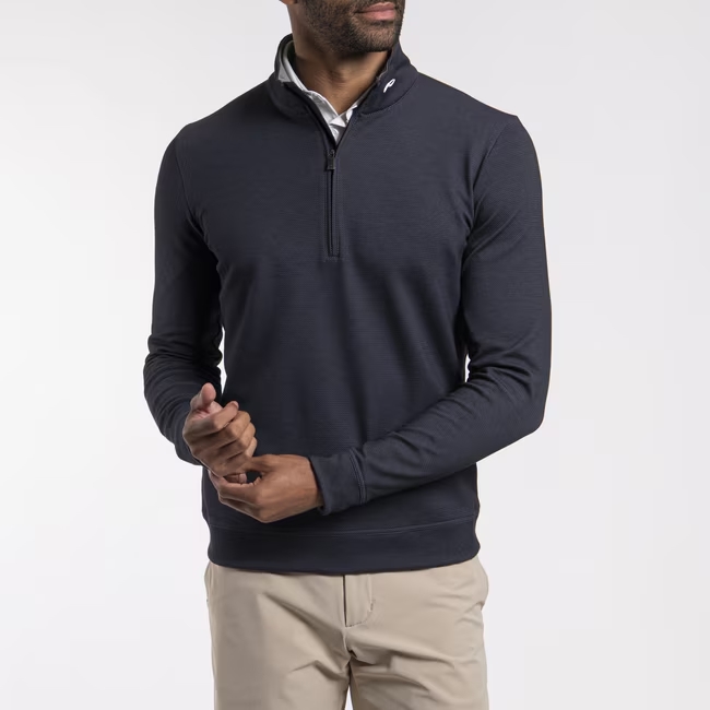 Kjus K00878 Men Essentials Midlayer Half-Zip Atlanta Blue/Pewter