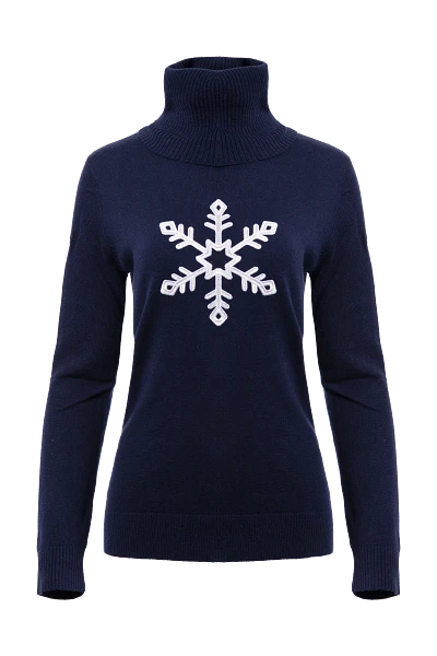 Kjus K00448 Woman Snow Sweater Kjus Navy/Alloy Silver