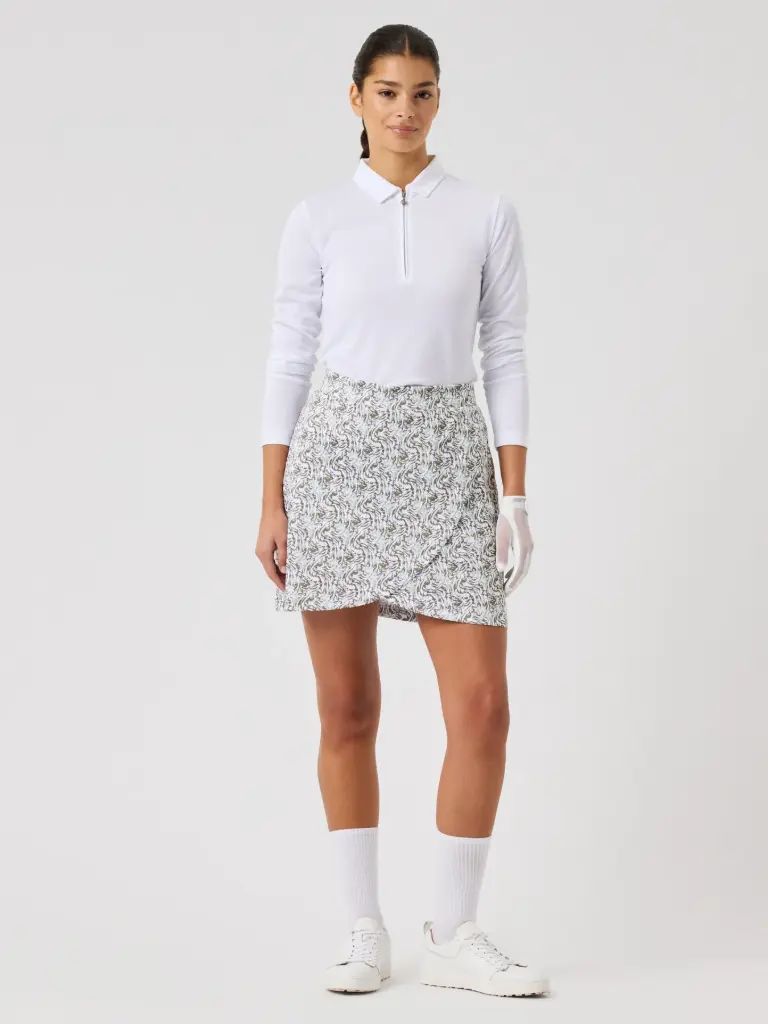 Daily Sports Dull Printed Wrap Skort 45cm Abstract Swirl (L)