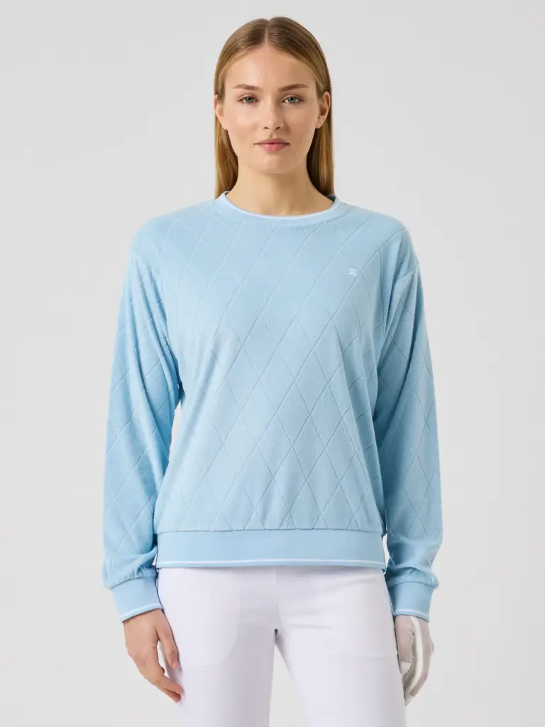 Daily Sports Terry Touch Sweatshirt Breezy Blue (L)