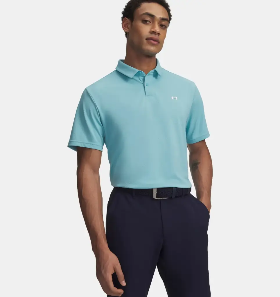 6012303-425 UA T2G Polo Blue Haze/White