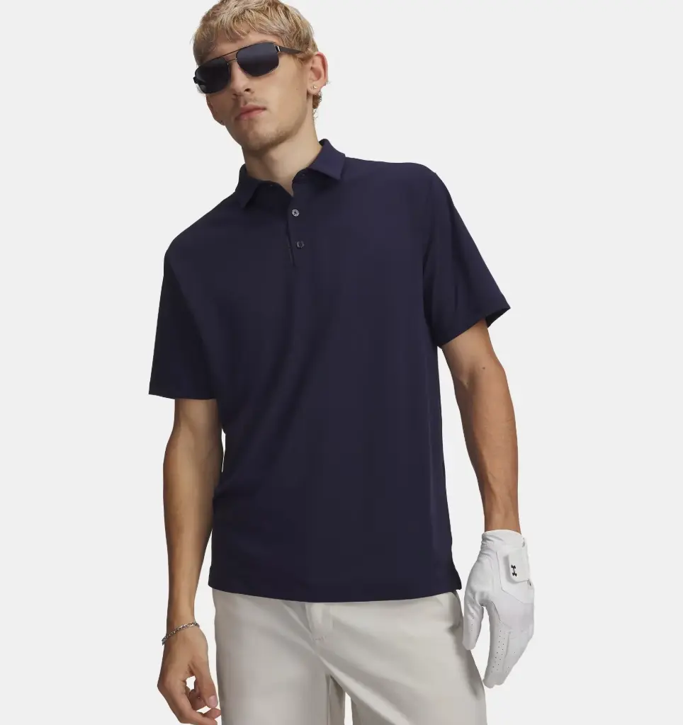 6009652-410 UA ArmourDry Polo Midnight Navy/Castlerock (L)