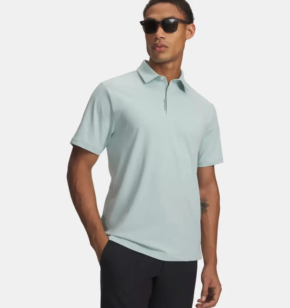 6009652-477 UA ArmourDry Polo Enamel Blue/Castlerock