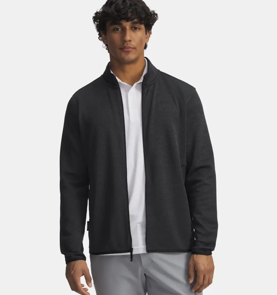 6005672-001 UA Drive Sweaterfleece FZ Black/Anthracite/Black