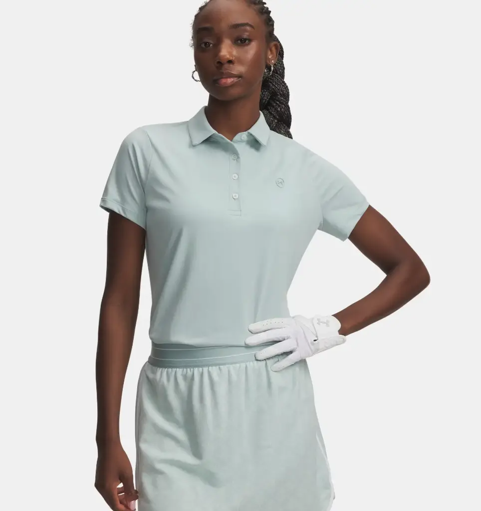 6009805-477 UA ArmourDry SS Polo Enamel Blue/Enamel Blue