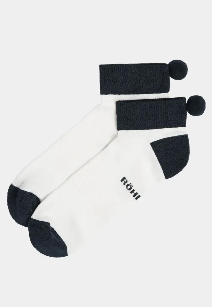 Röhnisch 111131 2-pack Functional Pompom Socks Navy