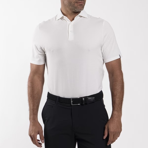 Kjus K00501-White Men Sunder Polo S/S