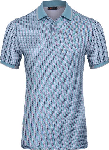 K00498 Men Spot Printed Polo S/S