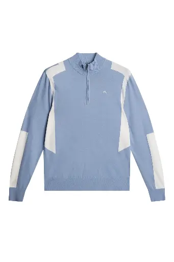 JL GMKW11848 Kendrick Knitted Zip Sweater Rain Washed