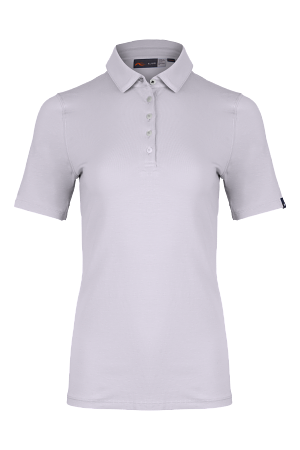 Kjus K00897 Women Hollow Pima Polo S/S White 