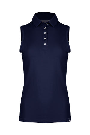 Kjus K00896 Women Hollow Pima Polo S/L Atlanta Blue 