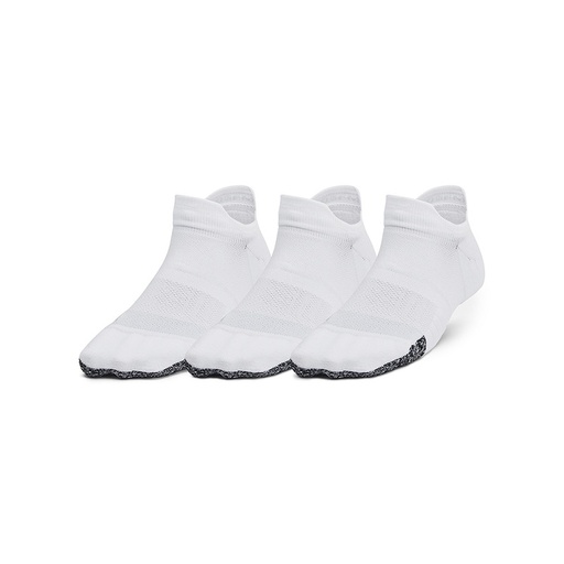 1387052-100 Womens UA Breathe 3pk NS Tab White/White/Halo Gray