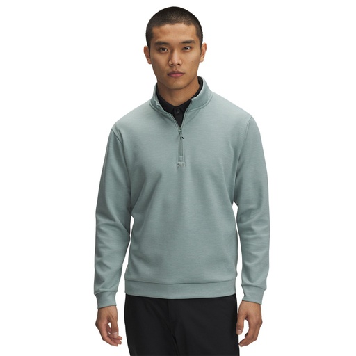 1387124-348 UA Drive Midlayer Pullover Silica Green/Hydro Green/Silica Green