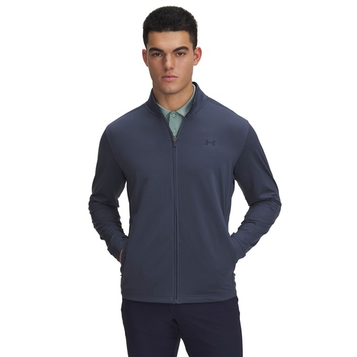 1389863-044 UA Drive Full Zip Downpour Gray/Midnight Navy/Downpour Gray