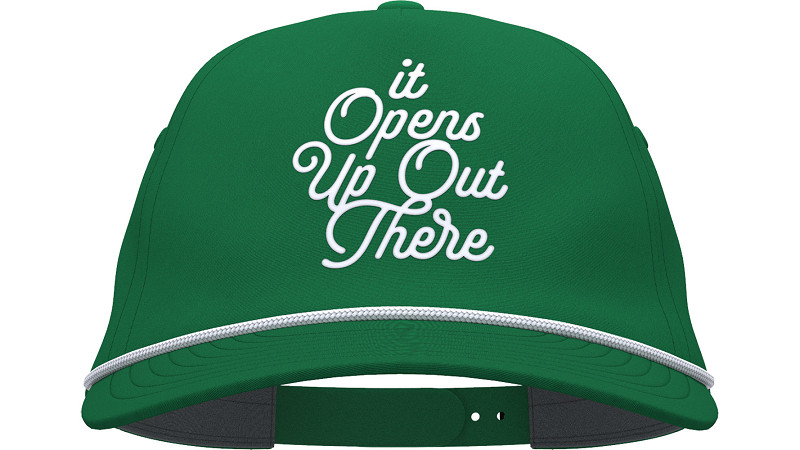1389890-305 M Drive 5 Panel Snapback Team Kelly Green/White