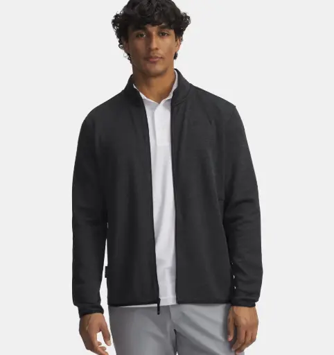 6005672-001 UA Drive Sweaterfleece FZ Black/Anthracite/Black