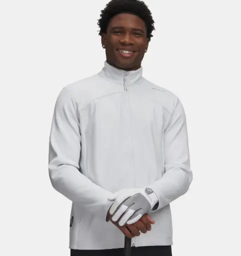 6009646-023 UA Halo Hybrid Jacket Distant Gray/Distant Gray/Silver Reflective